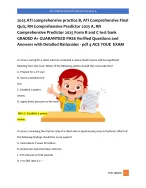 RN COMPREHENSIVE PREDICTOR 2025 A  2025 ATI comprehensive practice