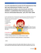 RN COMPREHENSIVE PREDICTOR 2025 A  2025 ATI comprehensive practice B,