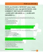 NUR 504 EXAM 3 NEWEST 2025/2026  COMPLETE ALL 360 QUESTIONS AND  CORRECT DETAILED ANSWERS