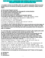 NUR 1025 Exam 1 QUESTIONS AND CORRECT DETAILED ANSWERS  2024/2025 VERSION 100% GUARANTEED PASS