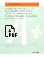 NR 605 FINAL EXAM COMPLETE TEST  BANK VERIFIED  QUESTIONS AND  CORRECT ANSWERS with DETAILED