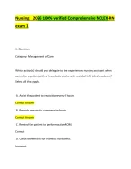 Nursing 2026 100- verified Comprehensive NCLEX-RN exam