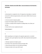 TCFP Driver Operator Exam 2025–2026 – Texas Commission on Fire Protection –Full Practice