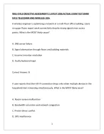 WGU D413 OBJECTIVE ASSESSMENT 2 LATEST 2026 ACTUAL EXAM TEST BANK  D413 TELECOMM AND WIRELESS