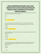 GEAS- ENGINEERING MECHANICS FINAL EXAM