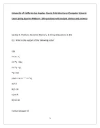 University of California Los Angeles Course Data Structures.