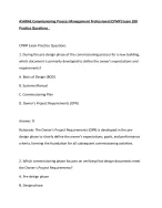 ASHRAE Commissioning Process Management Professional (CPMP) Exam 200 Practice Questions ..