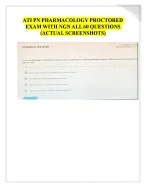 ATI PN Pharmacology Proctored Exam 2023/2025 Real Exam Questions and Answers NGN 60 Verified Screens...