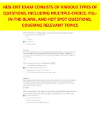 Ace your 2026 HESI RN Exit Exam using actual verified questions and correct answers. Full actual and retake test format with comprehensive rationales.