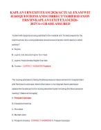 Kaplan RN Exit Exam Prep 2026 | Real Questions & Answers