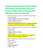 Overhead Monorail Systems Installer  Exam Practice