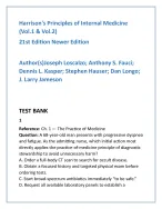Harrison’s Principles of Internal Medicine 21st Edition Test Bank | Full 2-Volume
