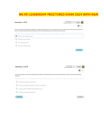 RN ATI Leadership Proctored Exam with NGN 2025 Proctored Exam with All real NGN questions 100% Ans