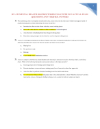 RN ATI MENTAL HEALTH 2024 PROCTORED EXAM WITH NGN ACTUAL EXAM QUESTIONS AND VERIFIED ANSWERS