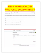 ATI PN Pharmacology 2023 Proctored Exam Latest 2025 with NGN All 60 Questions With Answers