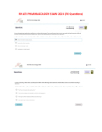 ATI RN Pharmacology Proctored Exam Actual Exam 2023/2025 | All 70 Questions and Answers | Graded A+ | Latest Update | Brand New Version! for ATI RN Pharmacology Proctored Exam with NGN.