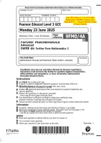 June 2025 Pearson Edexcel A Level Further - DocMerit