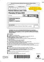 June 2025 Pearson Edexcel A Level Mathematics - DocMerit