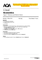 2025 AQA A-LEVEL ECONOMICS Paper 3 Economic Principles and Issues ...