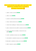 IELTS ADVANCED VOCABULARY 2025-2026 120+ ESSENTIAL WORDS FOR ACADEMIC & GENERAL TRAINING