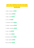 IELTS 100- VERIFIED VOCABULARY SUPER COLLECTION 2025-2026 WITH FULL RUSSIAN DEFINITIONS