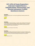 GCU APEA 3P Exam Preparation |  2026/2027 Updated Review