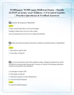 NURS5433/ NURS 5433 Midterm Exam – Family  II (FNP 2) 2026/ 2027 Edition | UTA Latest Update  | Prac...