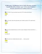 NURS 5434 / NURS5434 CAD & Lipids Module 3 Exam –  Family III (FNP 3) 2026/ 2027 | UTA Latest Update...