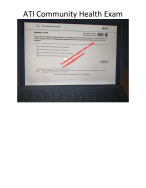 Actual ATI RN Community & Public Health Proctored Exam 2023–2025 NGN | 70 Real Screenshot Questions and Answers