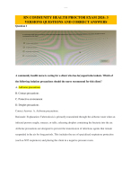 Actual ATI RN Community & Public Health Proctored Exam 2023–2025 NGN | 70 Real Screenshot Questions and Answers