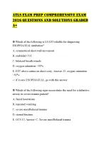 ATLS EXAM PREP COMPREHENSIVE EXAM 2026 QUESTIONS AND SOLUTIONS GRADED A+