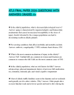 ATLS FINAL PAPER 2026 QUESTIONS WITH ANSWERS GRADED A+