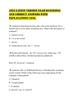 ATLS MAIN FINAL PAPER QUESTIONS AND ANSWERS 2025/2026