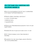 ATLS TEST BANK 2026 QUESTIONS WITH SOLUTIONS GRADED A+