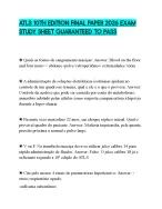 ATLS 10TH EDITION FINAL PAPER 2026 EXAM STUDY SHEET GUARANTEED TO PASS