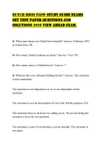 DUTCH BROS FLOW STUDY GUIDE EXAMS SET TEST PAPER QUESTIONS AND SOLUTIONS 2026 VIEW AHEAD EXAM.