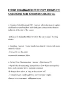 EC385 EXAMINATION TEST 2026 COMPLETE QUESTIONS AND ANSWERS GRADED A+