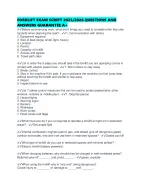 FORKLIFT EXAM SCRIPT 2025/2026 QUESTIONS AND ANSWERS GUARANTEE A+