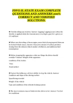 FSVO IL STATE EXAM COMPLETE QUESTIONS AND ANSWERS 100% CORRECT AND VERIFIED SOLUTIONS.
