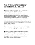 FSVO STATE EXAM STUDY GUIDE 2026 QUESTIONS WITH FULL SOLUTIONS