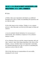 MGMT 6100 EXAM SCRIPT QUESTIONS AND SOLUTIONS 2026 100% CORRECT.