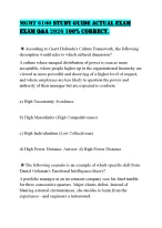 MGMT 6100 STUDY GUIDE ACTUAL EXAM EXAM Q&A 2026 100% CORRECT.