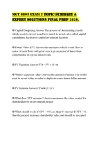 MGT 8803 EXAM 2 TOPIC SUMMARY & EXPERT SOLUTIONS FINAL PREP 2026.