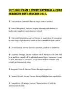 MGT 8803 EXAM 2 STUDY MATERIAL & CORE SUBJECTS TEST SUCCESS 2026.