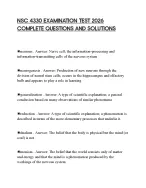 NSC 4330 EXAMINATION TEST 2026 COMPLETE QUESTIONS AND SOLUTIONS - DocMerit