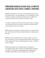 PEREGRINE BUNDLED EXAMS 2026 COMPLETE QUESTIONS WITH 100% CORRECT ANSWERS