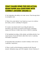 COAST GUARD EPME FOR SWE PAPER 2026 QUESTIONS - DocMerit