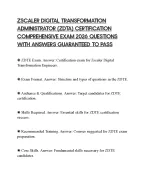 ZSCALER DIGITAL TRANSFORMATION ADMINISTRATOR (ZDTA) CERTIFICATION COMPREHENSIVE EXAM 2026 QUESTIONS