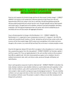 NR501 UNIT 4 - LATEST UPDATE QUESTIONS WITH CORRECT ANSWERS