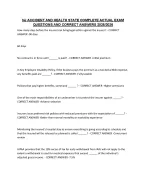 NJ ACCIDENT AND HEALTH STATE COMPLETE ACTUAL EXAM QUESTIONS AND CORRECT ANSWERS.